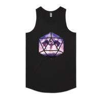 Purple Sky Dragon D20 (womens singlet)