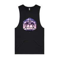Purple Sky Dragon D20 (mens tank)