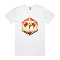 Fire Dragon D20 (mens tee)