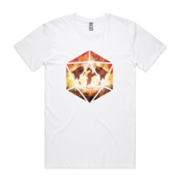 Fire Dragon D20 (mens tee)