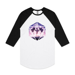 Purple Sky Dragon D20 (raglan)