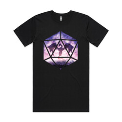 Purple Sky Dragon D20 (tall tee)