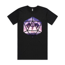 Purple Sky Dragon D20 (tall tee)