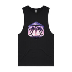 Purple Sky Dragon D20 (mens tank)