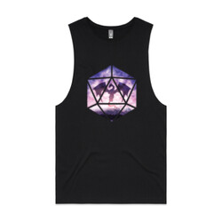 Purple Sky Dragon D20 (mens tank)