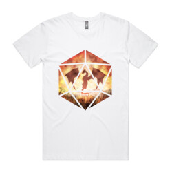 Fire Dragon D20 (mens tee)