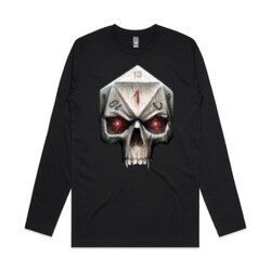 Skull D20 (mens long sleeve)