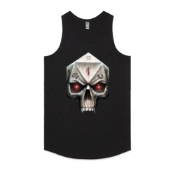 Skull D20 (womens singlet)