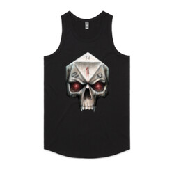 Skull D20 (womens singlet)