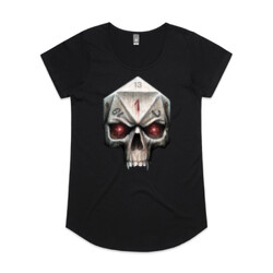 Skull D20 (womens marli tee)