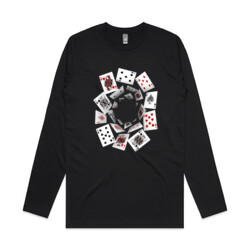 Falling Cards (mens long sleeve)