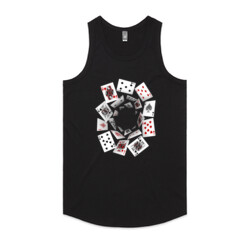Falling Cards (womens singlet)