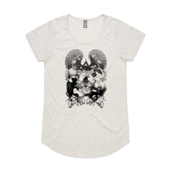 Australian Birds I (womens marli tee)