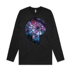 Ammonite & Space I (mens long sleeve)