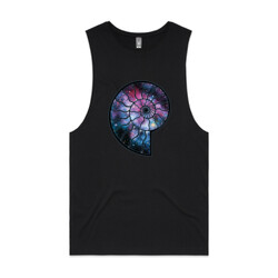 Ammonite & Space I (mens tank)