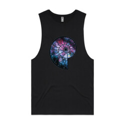 Ammonite & Space I (mens tank)