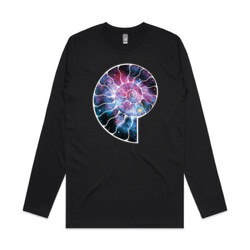Ammonite & Space II (mens long sleeve)