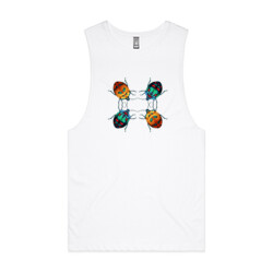 Hibiscus Bugs (mens tank)